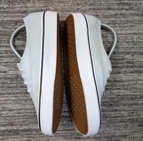 Vans Authentic Light Blue/Gray  Canvas Size 7 Women 5.5 Men/Youth - Picture 4 of 8